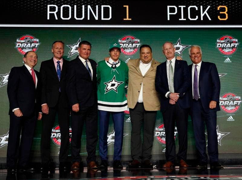 Vegas picks Glass, Stars take two in 1st round of draft
